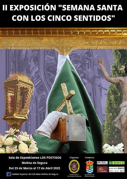 Cartel la Semana Santa con los cinco sentidos NOTICIA