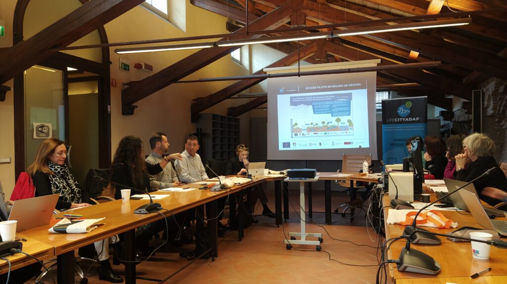 Proyectos Europeos LIFE CITYAdaP3 Participacion en reunion en Italia Foto1