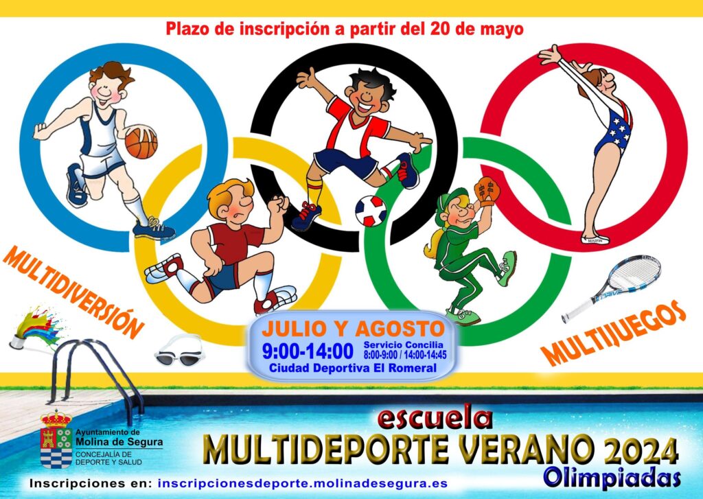 Deporte Molina Escuela Multideporte Verano 2024 CARTEL