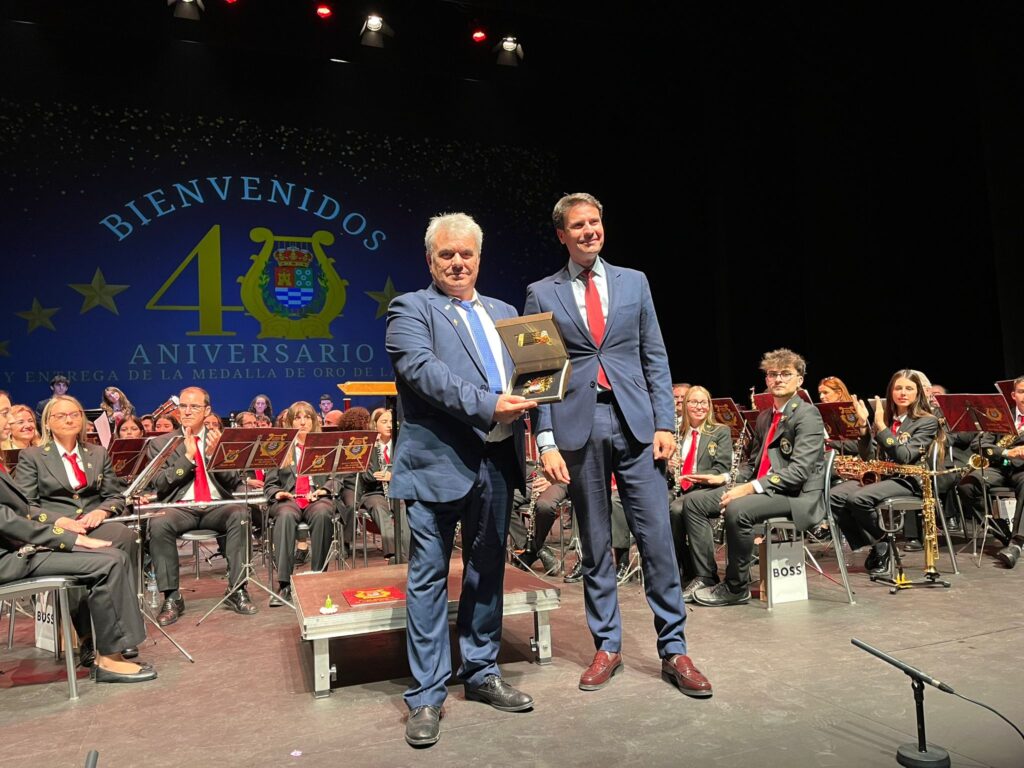 Medalla de Oro de Molina a la Banda Municipal de Música de Molina de Segura Acto entrega Foto1