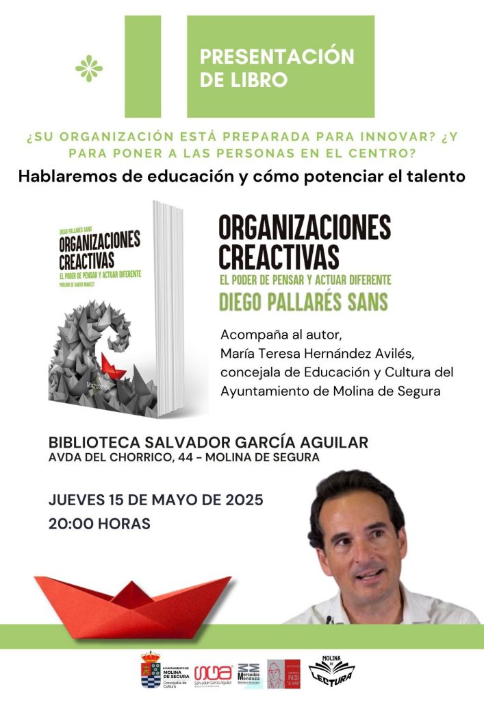 Libro 'Organizaciones creactivas' de Diego Pallarés Sans CARTEL