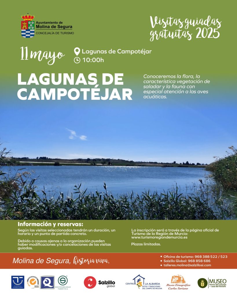 Turismo Visita guiada gratuita 'LAGUNAS DE CAMPOTÉJAR' Día 11 CARTEL