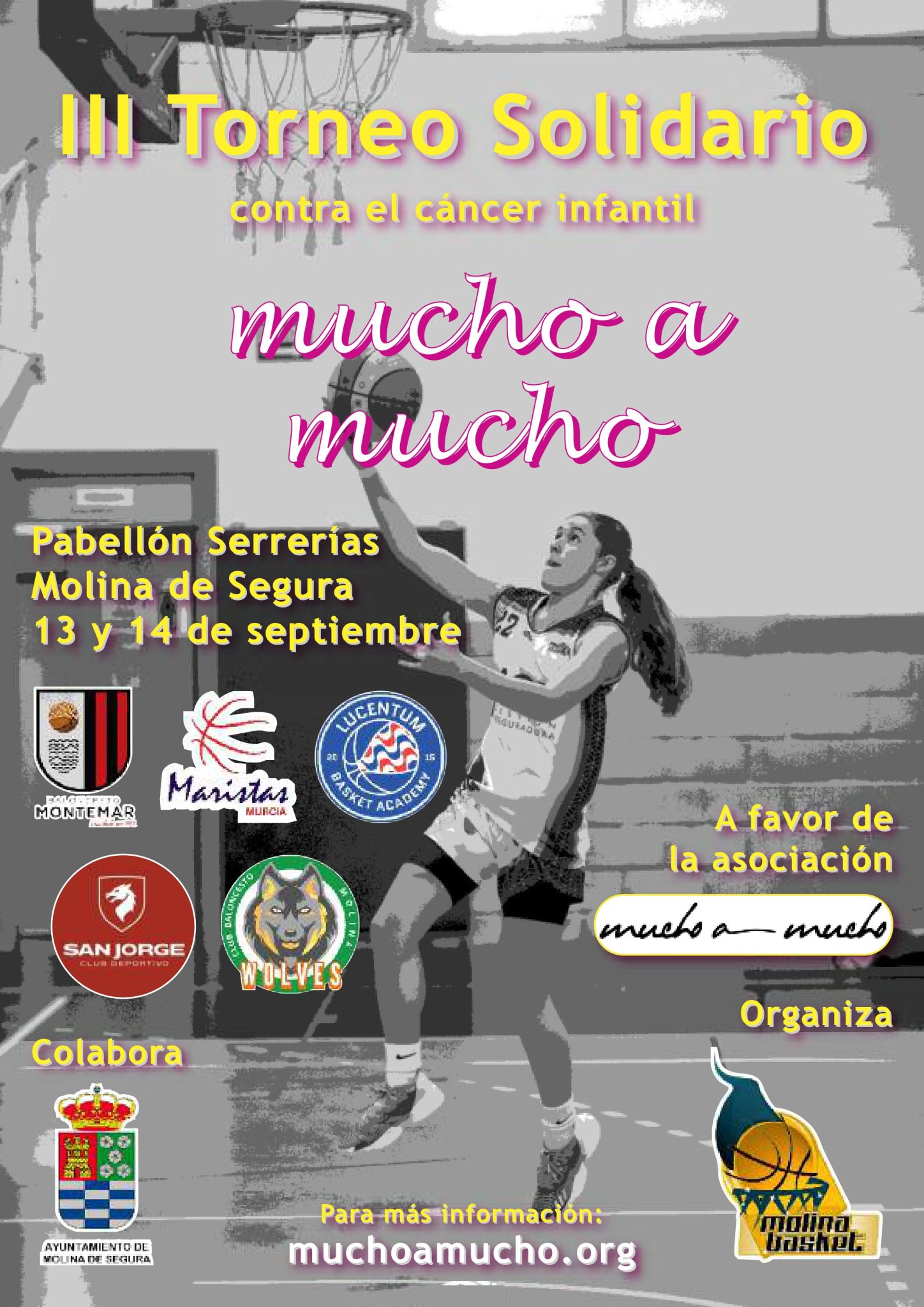 Fiestas Molina 2025-III Torneo Solidario de Baloncesto contra el cáncer infantil 'Mucho a Mucho'-Días 13 y 14-CARTEL_page-0001 (1) Fiestas Molina 2025 III Torneo Solidario de Baloncesto contra el cáncer infantil 'Mucho a Mucho' Días 13 y 14 CARTEL page 0001 (1)