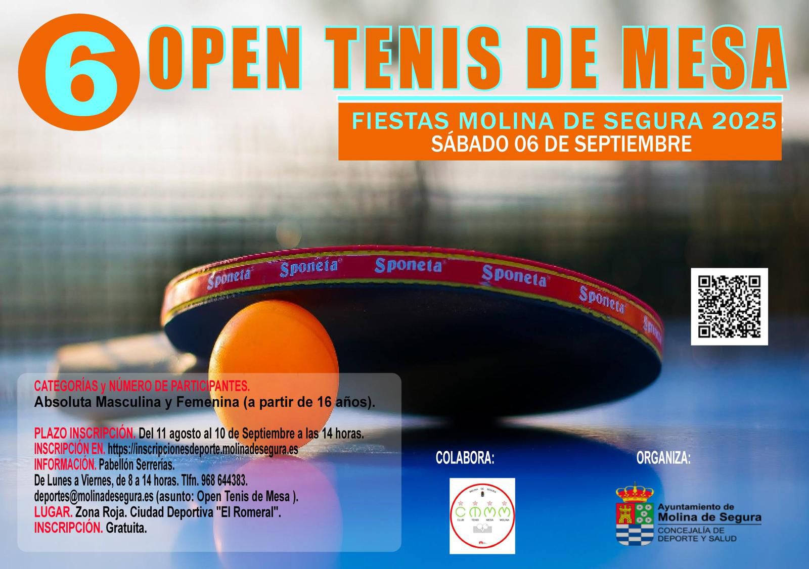Open de Tenis de Mesa Fiestas de Molina Open de Tenis de Mesa Fiestas de Molina