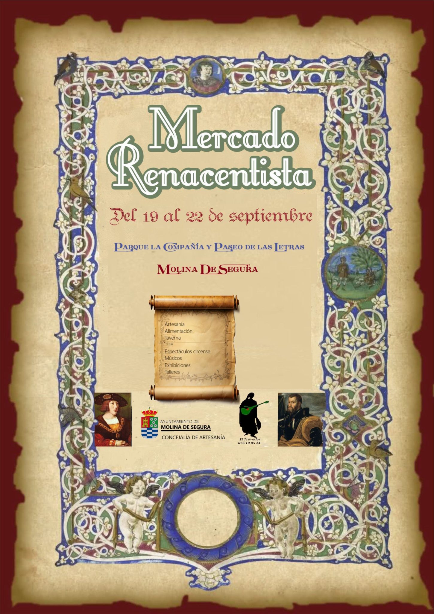 Fiestas Molina 2025-Mercado Renacentista-19-22sept25-CARTEL Fiestas Molina 2025 Mercado Renacentista 19 22sept25 CARTEL