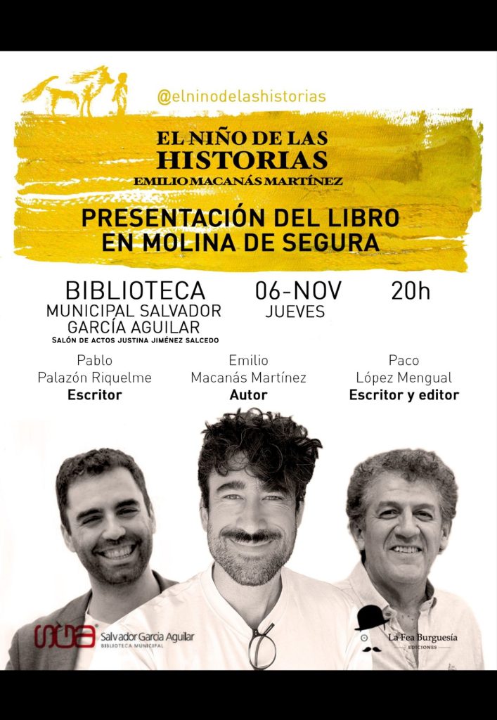 Libro 'El niño de las historias' de Emilio Macanás Martínez CARTEL