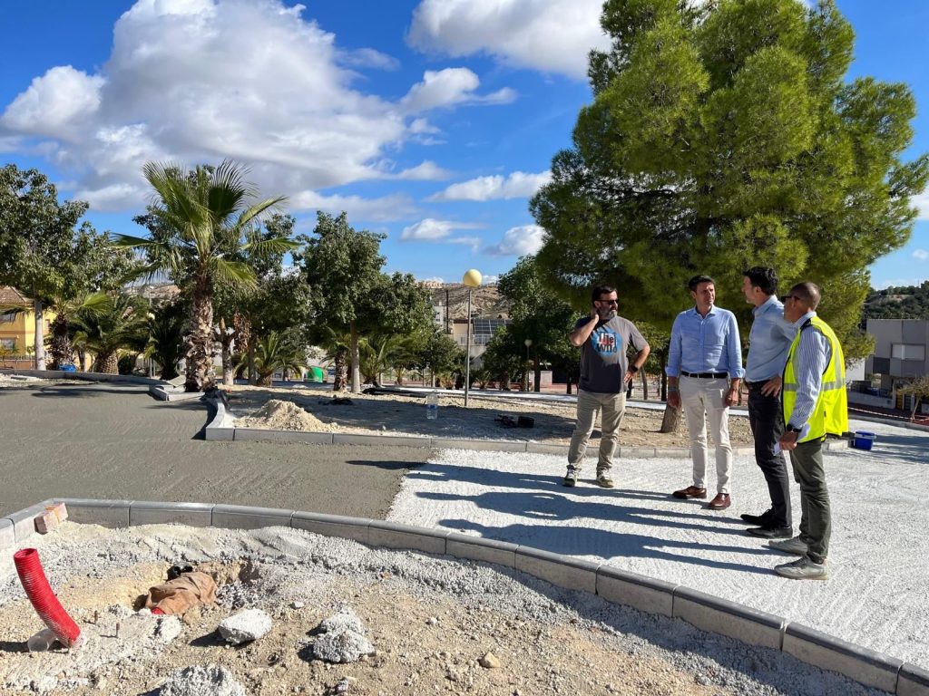 Vía Pública Obras control de escorrentías en Parque Esquiladores Visita Foto1