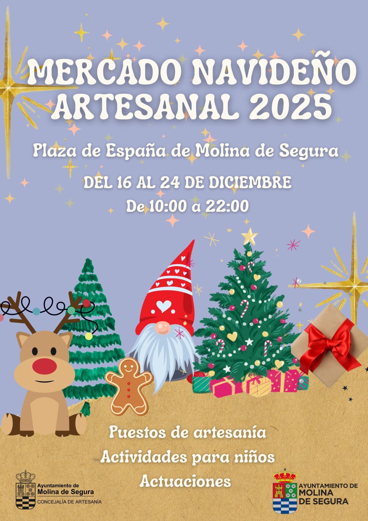Artesanía Molina Mercadillo de Navidad 2025 CARTEL
