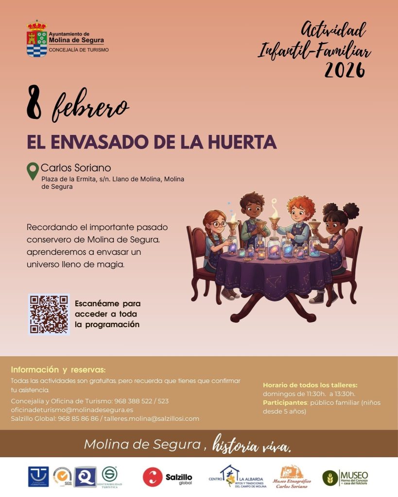 Museo Etnográfico 'Carlos Soriano' Molina Actividad 'El envasado de la huerta' Día 8 CARTEL