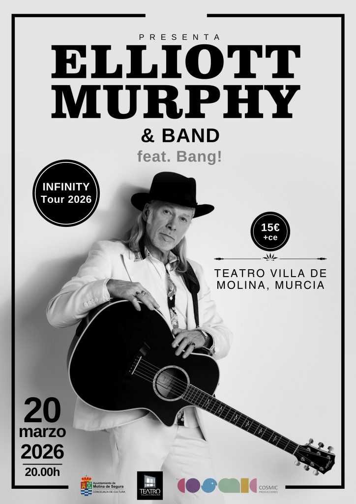 Teatro Concierto 'ELLIOTT MURPHY AND BAND' 20mar26 CARTEL