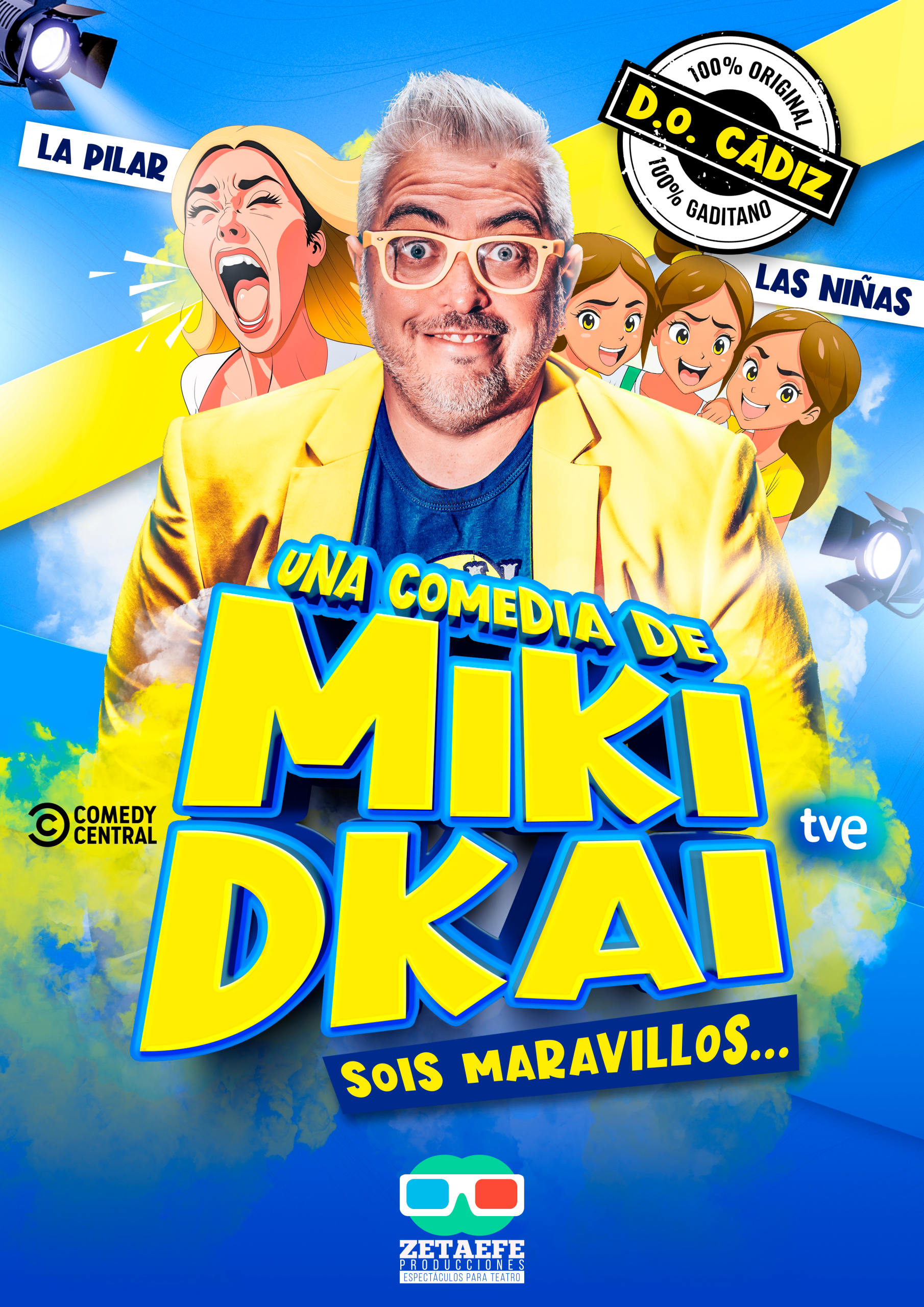 CARTEL MIKI DKAI SOIS MARAVILLOSOS scaled