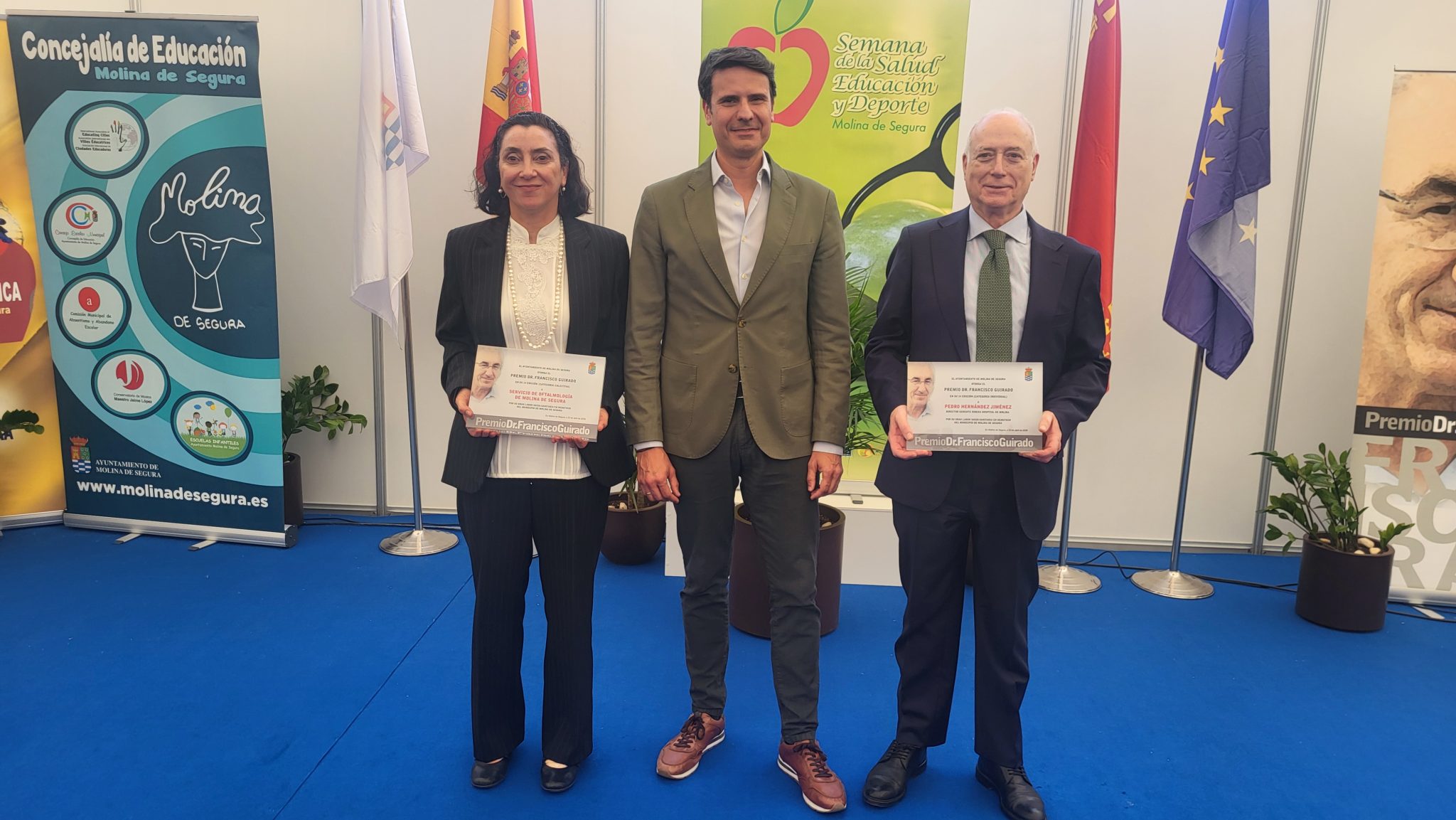 Premio Doctor Francisco Guirado 2026 Molina Acto de entrega Foto1 con premiados