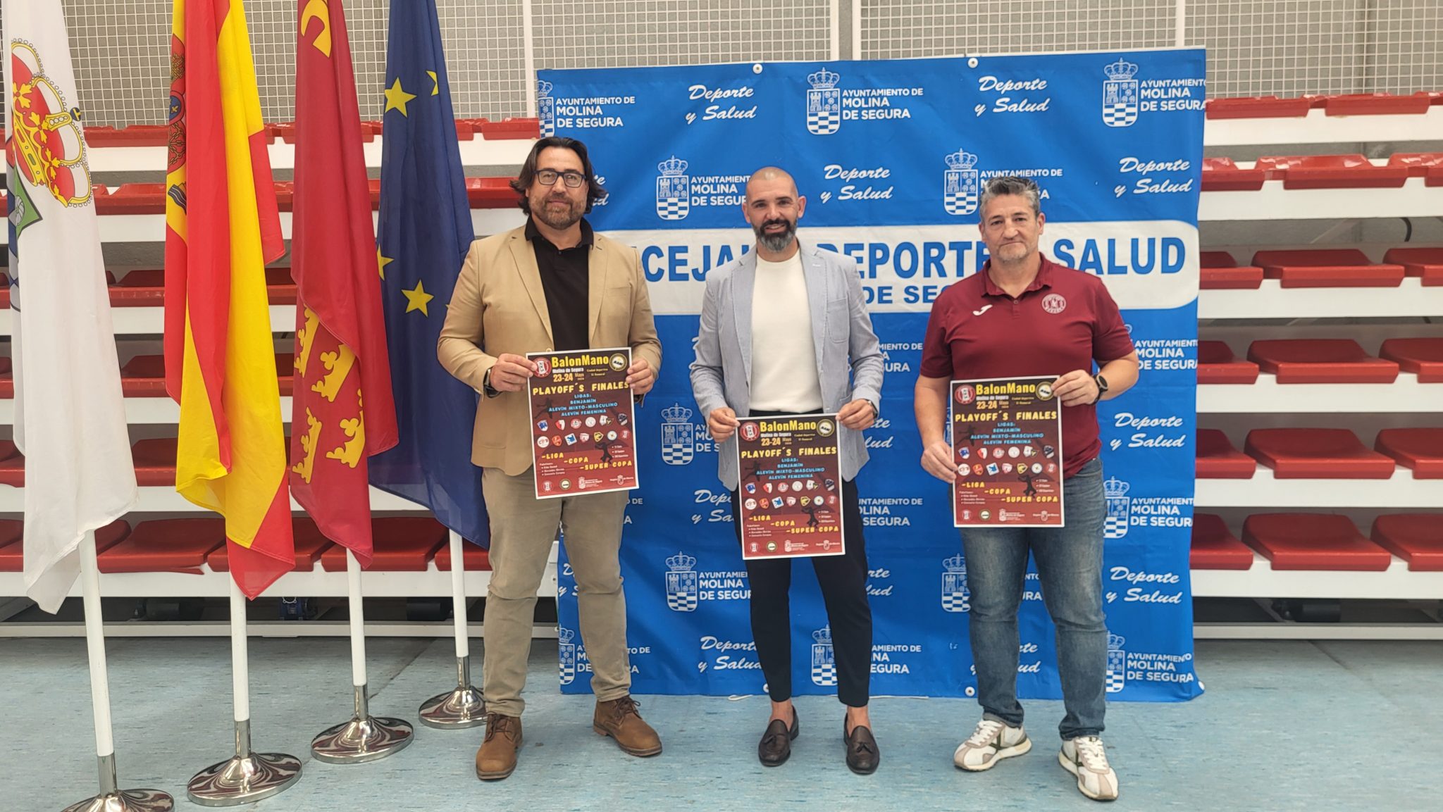 Deporte Molina Play off ligas Benjamín y Alevín de Balonmano 2026 Presentación Foto1