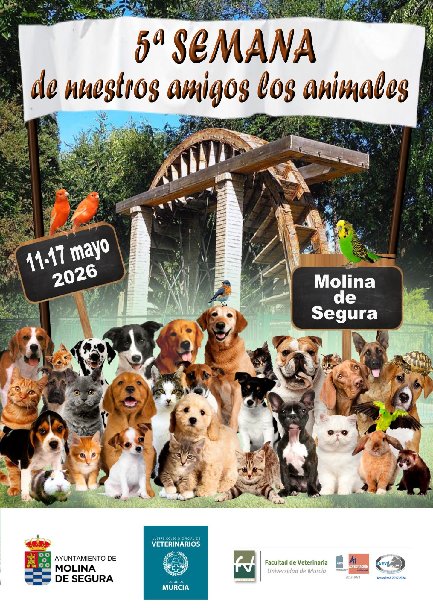 Salud Molina Semana 'Nuestros amigos los animales' 2026 CARTEL