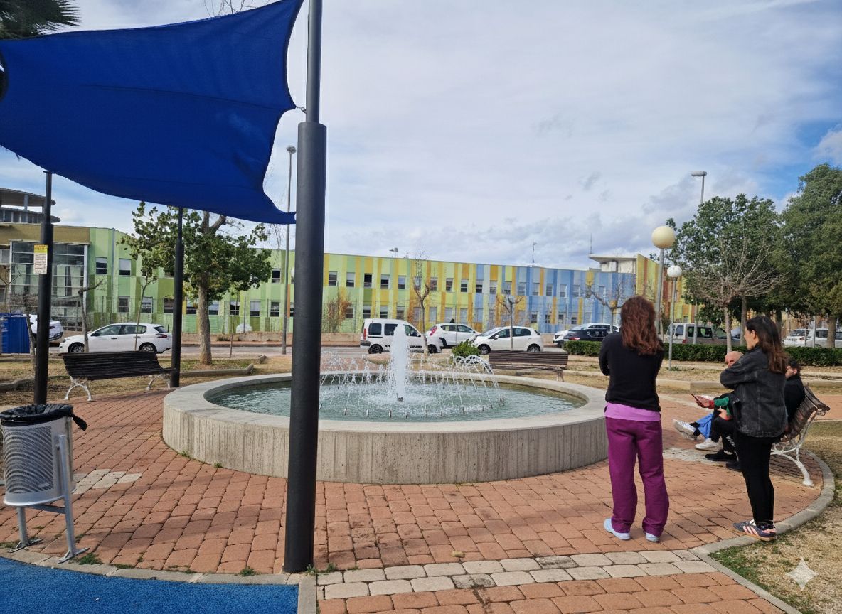 Vía Pública Molina Proyecto mejora zonas verdes en Barrio de La Molineta Foto virtual fuente ornamental